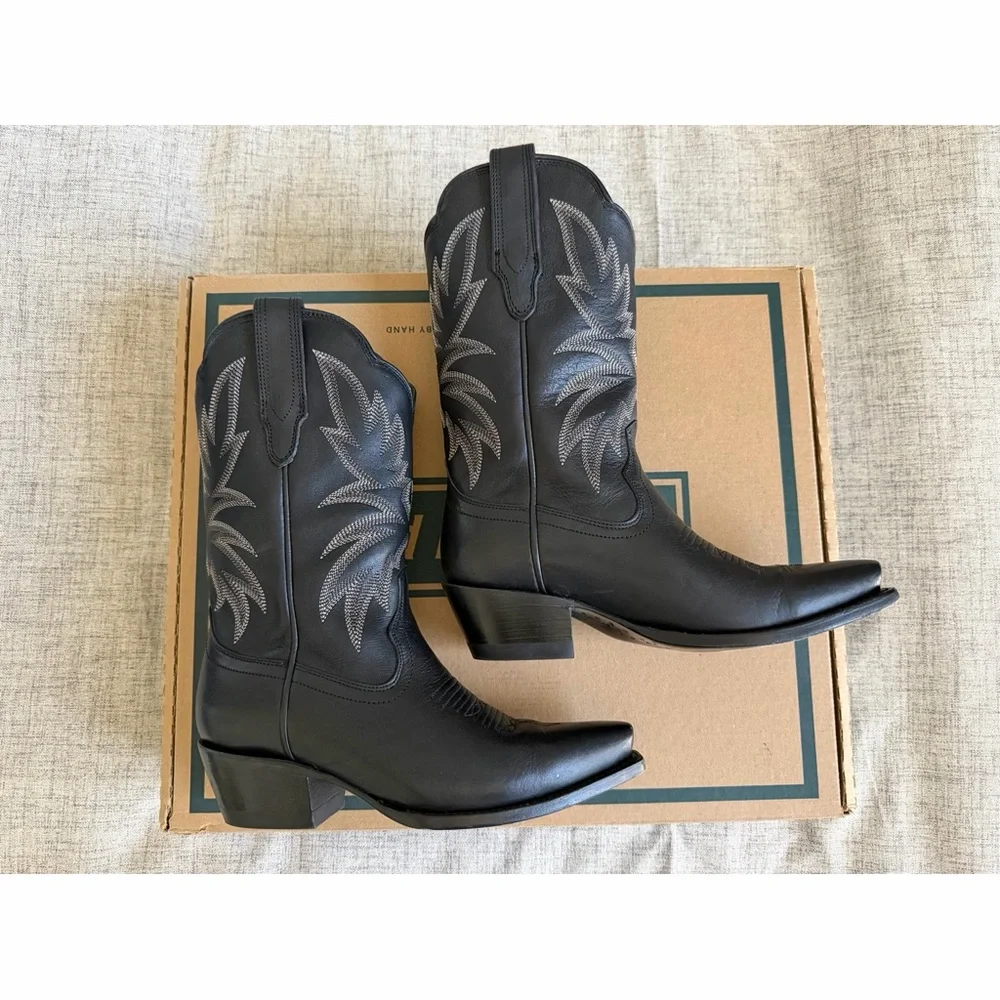 Tecovas Sadie Snip Toe Cowboy Boots - Picture 2 of 7